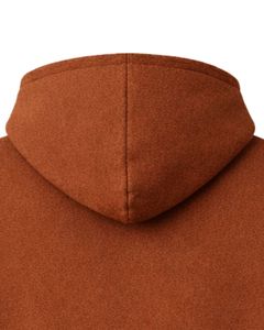 Sweat à capuche homme marron rouille avec logo Aigle, coupe oversize, en molleton épais, avec poche kangourou, style streetwear personnalisé, pour fabricants - Product Image 6