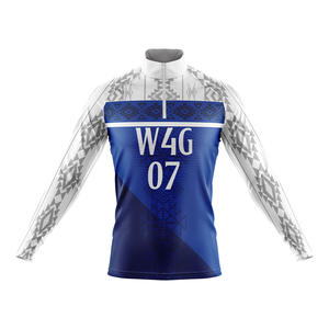 Maillot de cyclisme personnalisé à manches longues coupe-vent unisexe respirant anti-humidité séchage rapide grandes tailles coutures invisibles - Product Image 4