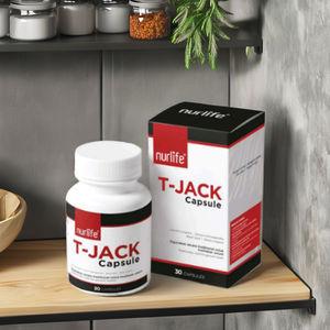 NURLIFE T-Jack Complément alimentaire à base de plantes Capsules de gélatine dure Semen Nigella Sativa Halal Certifié GMP Traditionnellement utilisé pour le bien-être général - Product Image 1