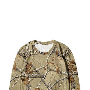 เสื้อสเวตเชิ้ตแขนยาวสำหรับผู้หญิงและผู้ชาย รุ่นใหม่ ผลิตตามสั่ง สำหรับล่าสัตว์ ลายต้นไม้ ผ้าฝ้ายแท้ 100% บุขนแกะ ระบายอากาศได้ดี เหมาะสำหรับฤดูหนาว กิจกรรมกลางแจ้ง - Product Image 3