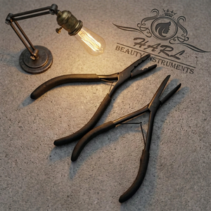 Hair Extension 7 Inches Soft Handle <b>Pliers</b> Multifunctional Hair Extension <b>Pliers</b> Micro Beads Removal Two Holes <b>Pliers</b> For Hair - Product Image 1