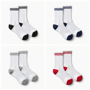 Men's Crew <b>Socks</b> Solid Pattern Colorful Digital Print Bamboo Viscose <b>Moisture</b>-Wicking ODM Knitted Breathable Daily Wear Winter - Product Image 2