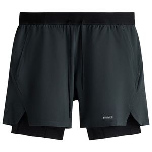Shorts de sport double couche pour homme, respirants, anti-humidité, avec soutien de compression interne pour la course à pied - Product Image 1