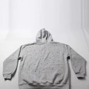 Sudadera con Capucha Personalizada de Gran Tamaño con Pedrería, Estilo Y2K, Ropa Urbana para Hombre y Mujer, Sudadera con Cristales Brillantes, Sudadera Vintage - Product Image 6