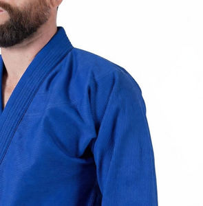 Uniforme de Artes Marciales Unisex de Nuevo Estilo, Colores Personalizados, Talla Grande, Elástico, Transpirable, 280g, Poliéster/Algodón, Parte Delantera Fina - Product Image 3