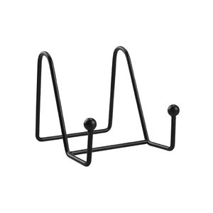 Bulk Iron Black Color <b>Plates</b> Stand For Kitchen And Table Top Decorative <b>Plates</b> Stand Holder At Competitive Prices - Product Image 1