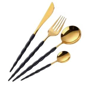 Juego de Cubiertos de Acero Inoxidable de Primera Calidad con Acabado Espejo, Cubertería Elegante para el Hogar, Cocina, Restaurante, Buffet y Eventos de Boda - Product Image 1