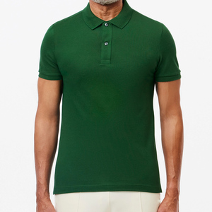 Polo de Verano para Hombre de Alta Calidad, Estilo Casual de Negocios, Color Sólido, Bordado, Manga Corta, Tejido de Punto, Cuello con Solapa, Estampado 3D de Golf - Product Image 4