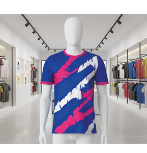 T-shirt à sublimation pour impression par transfert thermique, manches courtes, col rond, unisexe, décontracté, 100% polyester, séchage rapide, respirant - Product Image 2