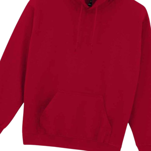 Red <b>Plain</b> Hoodie for <b>Men</b> & Women Unisex Cotton Fleece Sweatshirt With Warm Pullover <b>Hoodies</b> Custom Logo OEM Winter Streetwear - Product Image 4