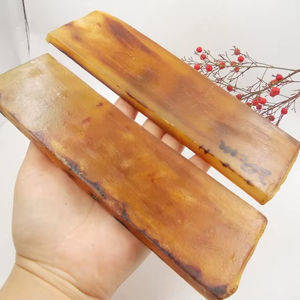 Écailles de corne de mouton naturelles véritables pour manche de couteau, écailles de corne de bélier, matériau brut pour la fabrication de manches de couteaux DIY, matériau brut pour manches de peigne, ébauches. - Product Image 1