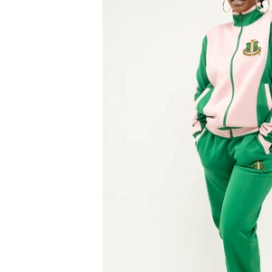 Custom AKA Sports Heavyweight Vintage Sweat Suit para University College Unisex Casual Sólido Liso Teñido Invierno Stand Apliques - Product Image 3