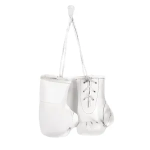Porte-clés en acier inoxydable, mini gants de boxe personnalisés, cuir PU, haute qualité, léger, cadeau tendance, logo personnalisé - Product Image 5