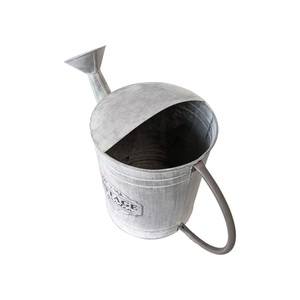 Arrosoir de jardin classique de qualité supérieure, galvanisé, design élégant, écologique, en fer et métal. - Product Image 4