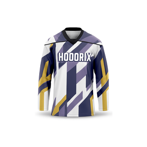Maillot de hockey sur glace en sublimation pour la vente en gros, avec tissu en maille légère à haute circulation d'air, logos cousus en twill et vêtements de sport haut de gamme - Product Image 3