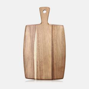 Planche à découper en bois d'acacia écologique de qualité supérieure, planche à fromage, planche à découper avec poignée, taille personnalisable - Product Image 1