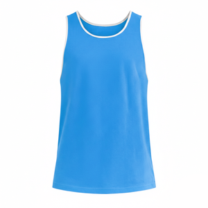 Débardeur en coton pour homme de haute qualité OEM, idéal pour la gym et le fitness, disponible en grandes tailles et personnalisable avec logo. - Product Image 6