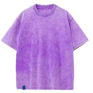 Camisetas Personalizables de Estilo Urbano para Mujer, Lavado Ácido, Cuello Redondo, Transpirables, de Alta Calidad y Cómodas - Product Image 6