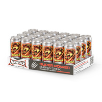 Boisson Énergisante NAWOLF Super Power 490mL x 24 Canettes Non Gazeuse Non Alcoolisée Saveur Originale Produit Vietnamien