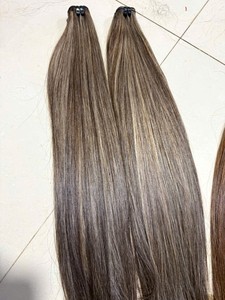 ¡Super Oferta! Extensiones de Cabello Natural Remy 100% Virgen a Granel, Doble Trama a Máquina, Sin Costuras, Color Piano, de 6 a 32 Pulgadas - Product Image 6