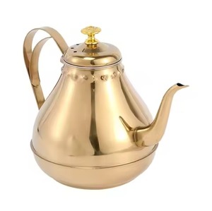 กาต้มน้ำชาและกาแฟแบบร่วมสมัย ทำจากโลหะ สำหรับใช้ในครัว - Product Image 1