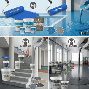 Epoxy Colored Sand <b>Floor</b> Paint | Liquid Coating Bright Color Wear Pressure Resistant Alkali Resistant Waterproof Moisture Proof - Product Image 4