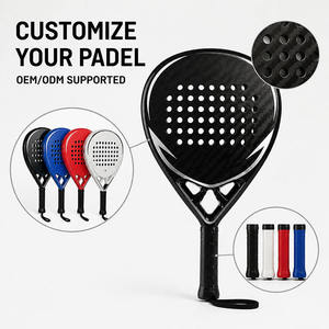 Raqueta de Pádel Personalizada de Fibra de Carbono 12K, Núcleo de EVA de 38 mm, Ligera, con Logotipo OEM/ODM para Deportes al Aire Libre - Product Image 4