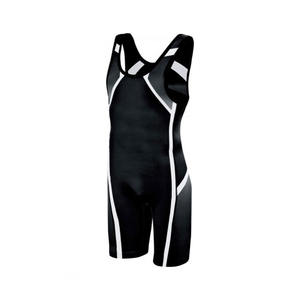 Combinaison de lutte unisexe, design personnalisé, devant 100% polyester, légère, durable, extensible, séchage rapide, respirante, vêtements de sport - Product Image 6