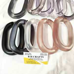 Cadena de Resina Transparente y de Colores para Decoración de Paredes, Eslabones de Cadena Modernos, Hermosas Cadenas Coloridas Removibles para Año Nuevo - Product Image 2