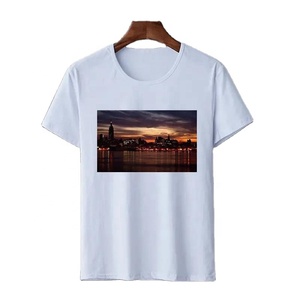 T-shirt en jersey 100 % coton de haute qualité 200 g/m², col rond, manches courtes, séchage rapide, respirant, grande taille, impression numérique personnalisée sur le devant - Product Image 5