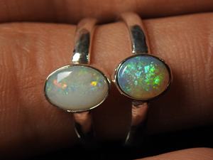 Anillo de Ópalo Australiano - Multifuego - Plata de Ley 925 - Regalo de Boda y Fiesta para Ella - Joyería Artesanal Única - Certificado por Terceros - Product Image 5