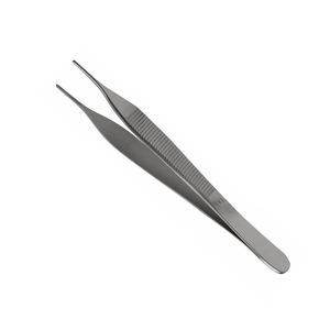 Pinces chirurgicales réutilisables en acier inoxydable pour pansements en coton - Product Image 1