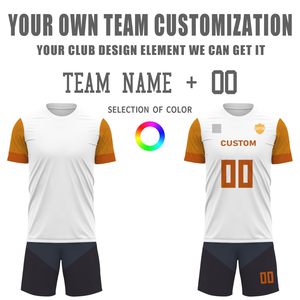 Uniforme de football d'équipe personnalisé |   Tailles pour hommes et femmes |   Vêtements de sport légers, respirants et anti-humidité 100% polyester - Product Image 5