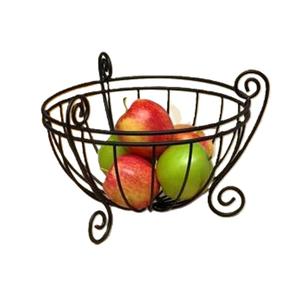 Corbeille à fruits et légumes en fer forgé, style nordique créatif, pour le salon, rangement domestique, plateau à fruits moderne et simple - Product Image 2