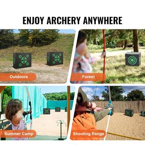 Bersaglio Portatile per Tiro con l'Arco 16"x18" con Maniglia per il Trasporto, Facile Rilascio delle Frecce, Tiro da Tutti i Lati, Accessorio Essenziale - Product Image 2