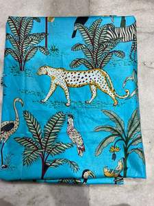 New Design Multicolor Wholesale 100% Cotton Indian Garment Fabric Eco-Friendly Lightweight Floral Hand Block Home Decor Bags - Product Image 3