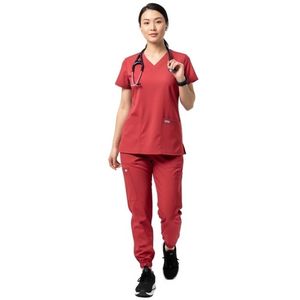 Ensemble d'uniformes médicaux haut de gamme, vêtements d'infirmière confortables, respirants, vêtements d'hôpital personnalisés, uniformes de travail sur mesure OEM - Product Image 4
