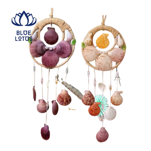 Campana de Viento de Conchas Marinas Naturales PREMIUM, Decoración Colgante Hecha a Mano para Hogar, Cafetería, Hotel, Venta al Por Mayor, Exportación - Product Image 1