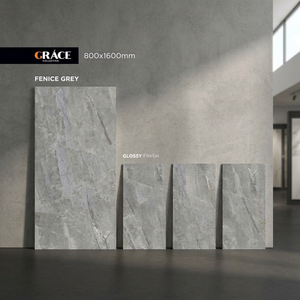 กระเบื้องเซรามิกพอร์ซเลน Embrace Brown ขนาด 800x1600 มม. แบบ Double Loading รับประกัน 5 ปี หนา 10 มม. พื้นผิวกันลื่น สีน้ำตาลหิน - Product Image 3
