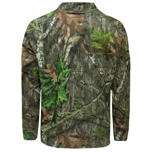Digital Sublimation Stretch Material <b>Camo</b> Crew Long Sleeve Waterproof Windproof Hunting Shirts Wholesale Custom Resistant - Product Image 4