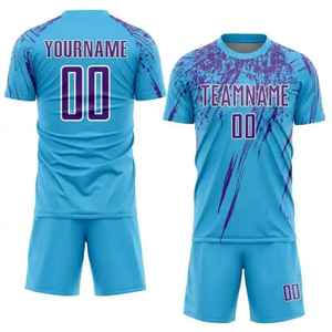 Diseña tu propio uniforme de fútbol con logotipo, ropa deportiva transpirable para entrenamiento, uniforme de fútbol para hombre - Product Image 5