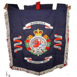Bandera ceremonial para la Sociedad de Orfanos Loyal Orange de Inglaterra, precio económico, OEM, personalización al por mayor. - Product Image 2
