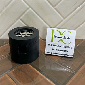 Quemador de Incienso de Cera de Soja Redondo Pequeño, Totalmente Negro, Hecho a Mano, Venta al por Mayor, Mejor Calidad, Navidad, Acción de Gracias, al por Mayor - Product Image 3