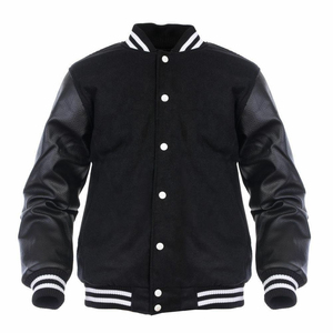 2025 Wholesale High Quality New Arrival Custom <b>Men</b> Letterman Jacket College Jacket Baseball Leather Varsity Jacket for <b>Men</b> - Product Image 1