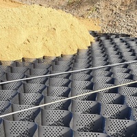 Système de grille alvéolaire en géocell HDPE pour charges lourdes, pour la stabilisation des routes minières et la construction de routes d'accès
