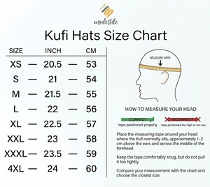 Chapeau Kufi islamique pour homme Arifi Koofi, bonnet de prière musulman, traditionnel, brodé, réglable, motif géométrique ethnique, vente en gros OEM - Product Image 6