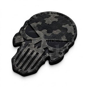 Strong Synthetic Fabric Laser Cut <b>Patches</b> With Woven Surface Details For Outdoor Products Apparel <b>Backpacks</b> And Accessories - Product Image 2