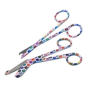 Tijeras para Vendajes de Enfermería de 5.5 Pulgadas y Tijeras para Suturas de 4.5 Pulgadas, Juego de 2 Tijeras Médicas de Acero Inoxidable para Vendajes Autoadhesivos - Product Image 1