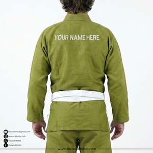 ชุดยิวยิตสูปักโลโก้ตามสั่ง ผ้าฝ้าย 100% ทอลายเพิร์ลวีฟ ชุดกิโมโนบราซิลเลียนยิวยิตสู สำหรับฝึกซ้อมระดับมืออาชีพ ชุดสำหรับการฝึกต่อสู้ - Product Image 5