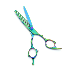 Professional Hair Cutting Salon Scissors Titanium Japan Steel 440c Beauty Hairdressing <b>Barber</b> Shears <b>Set</b> With Customized Brandin - Product Image 3